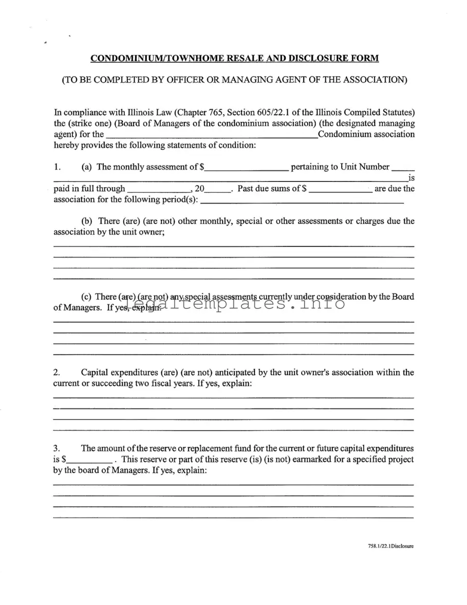 Fill a Valid Act 221 Disclosure Form