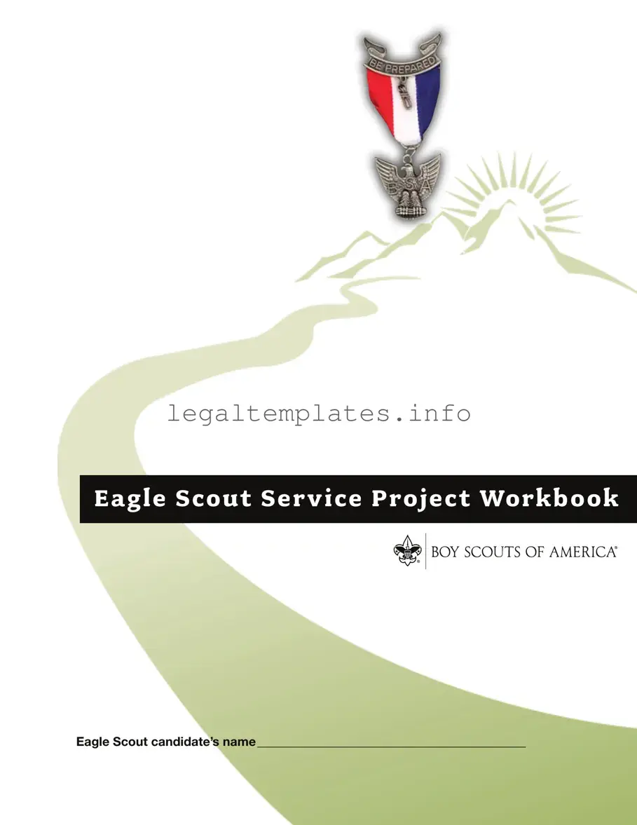 Fill a Valid Eagle Scout Project Workbook Form