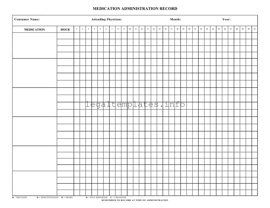 Fill a Valid Medication Administration Record Sheet Form