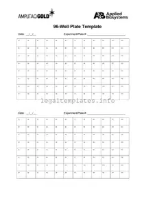 Fill a Valid 96 Well Form