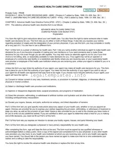 Fill a Valid California Advanced Health Care Directive Form