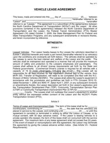 Fill a Valid Commercial Vehicle Lease Agreement Form