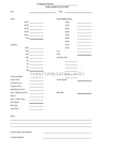 Fill a Valid Cash Drawer Count Sheet Form
