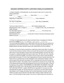 Fill a Valid Health Guarantee Form