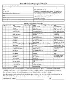 Fill a Valid Dot Vehicle Inspection Form