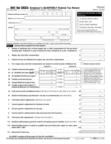 Fill a Valid IRS 941 Form