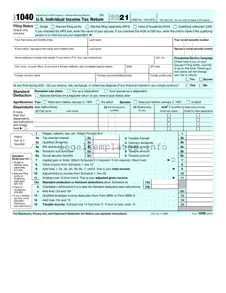 Fill a Valid IRS 1040 Form