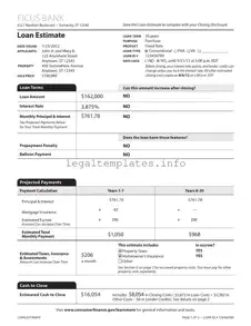 Fill a Valid Loan Estimate Form