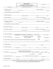 Fill a Valid Michigan Dch 0838 Form
