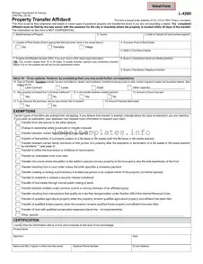 Fill a Valid Michigan Property Transfer Affidavit 2766 Form