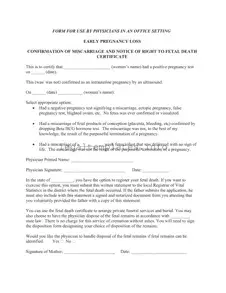 Fill a Valid Miscarriage Discharge Paper Form