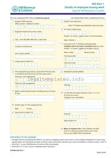 Fill a Valid P 45 It Form