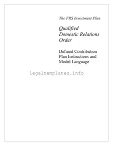 Fill a Valid Qdro Form