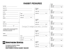Fill a Valid Rabbit Pedigree Form